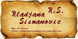 Mlađana Šišmanović vizit kartica